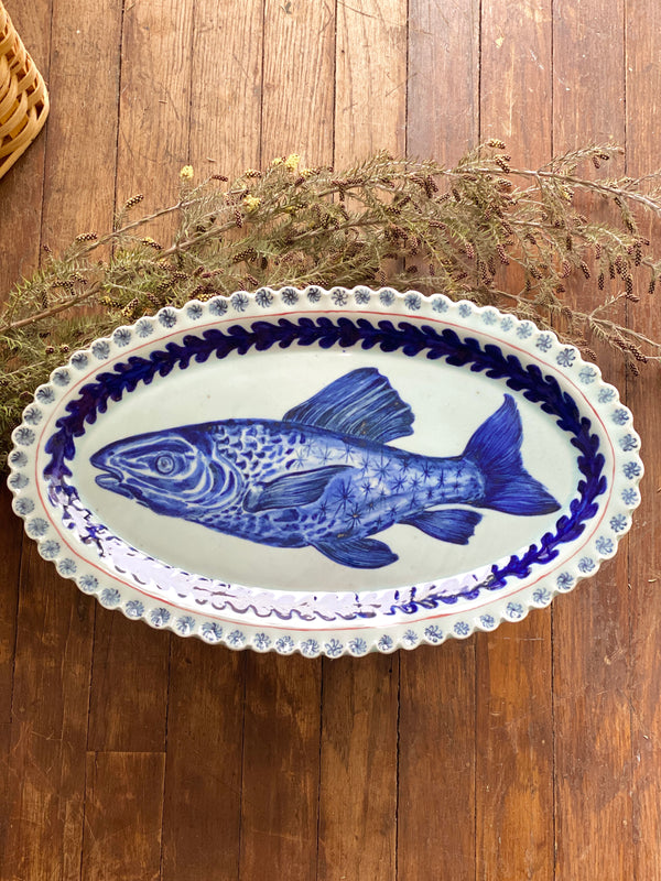 The Oval Serving Dish, Fish
