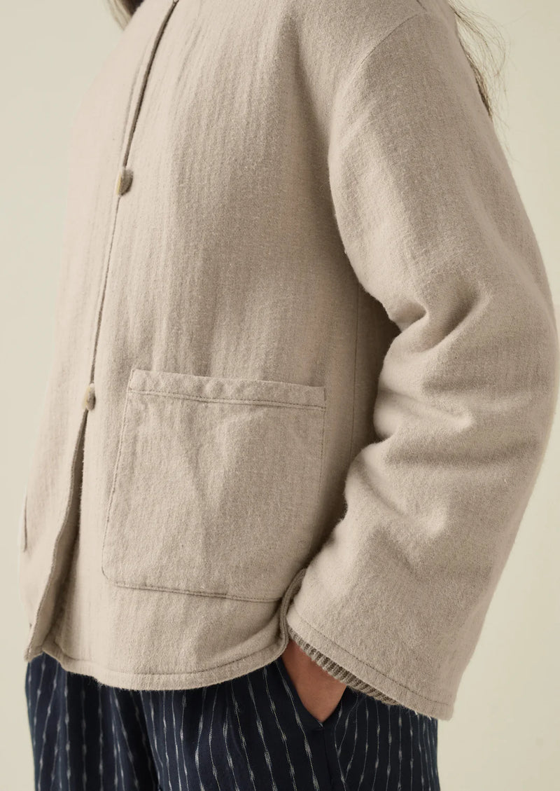 Quilted Cotton Linen Jacket
