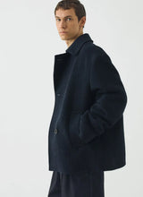 Double Breasted Wool Peacoat