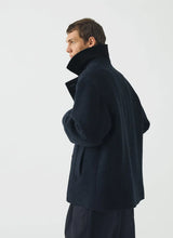 Double Breasted Wool Peacoat