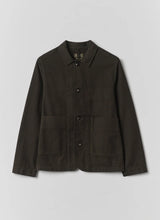 Unstructured Overdyed Micro Houndstooth Jacket