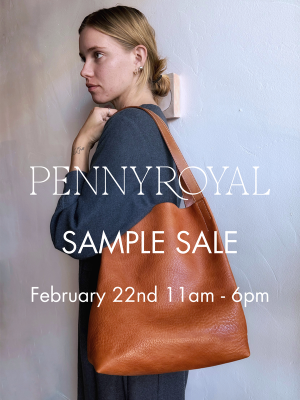 Our Annual SAMPLE SALE @ Pennyroyal SATURDAY February 22nd ⋅ 11am – 6pm