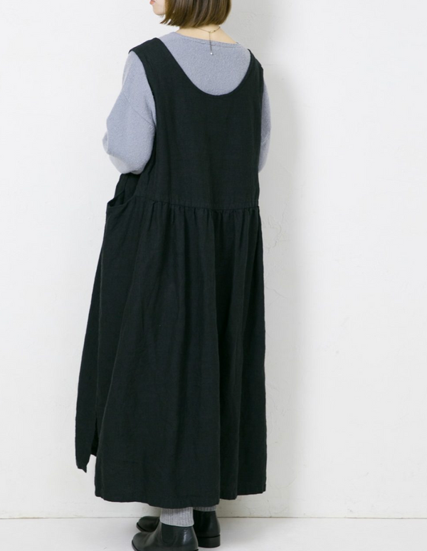 Woven Linen Dress 05