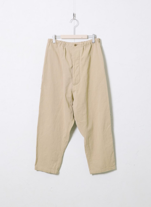 Woven Cotton Hemp Pants