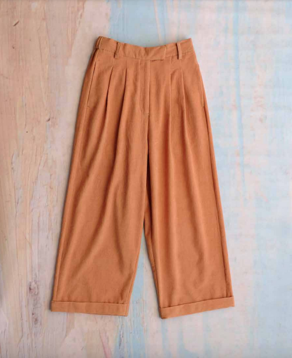 Kent Cotton Pant, Dull Cantaloupe