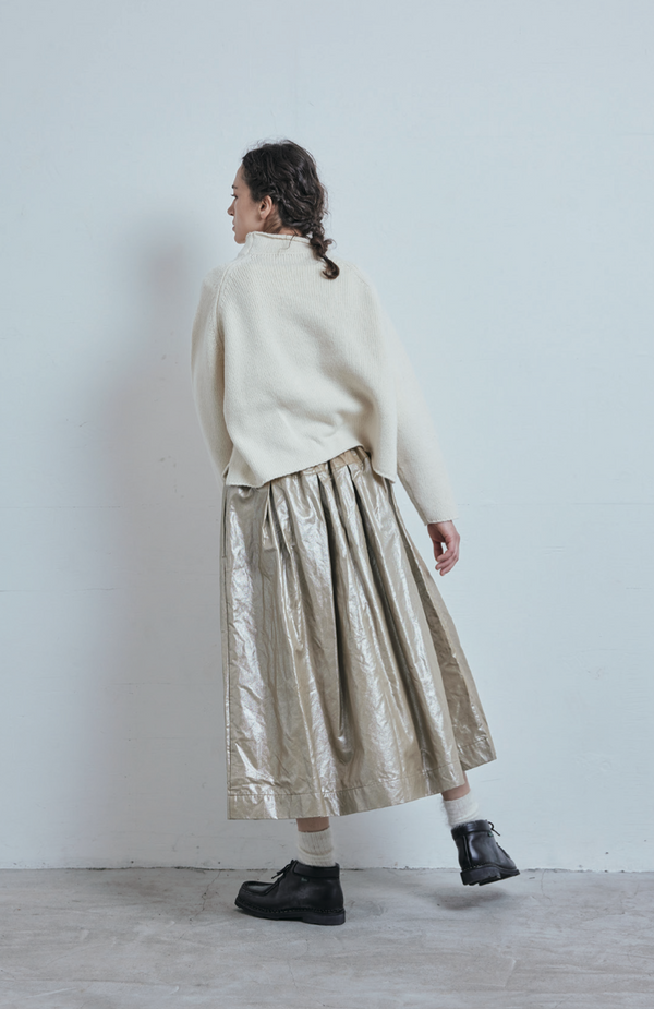 Foil Processing Box Pleated Skirt