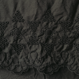 Antique Scalloped Race Gather Skirt, Type II