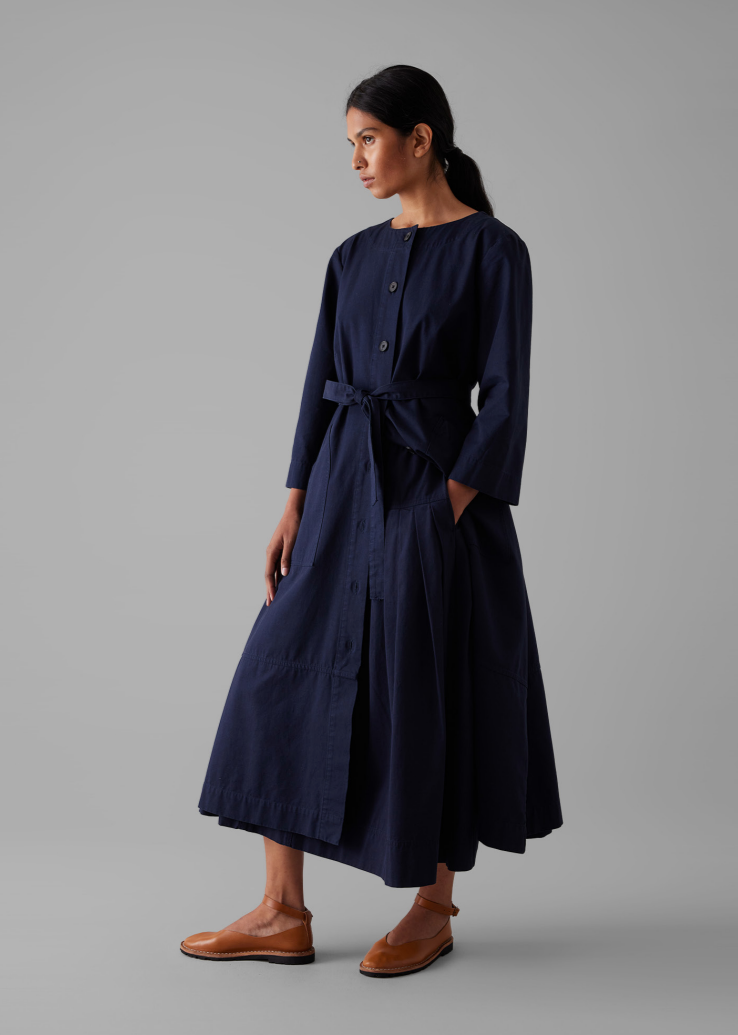 Buttoned Organic Cotton Dress