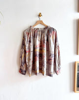Astrid Silk Blouse in Cabriolet Day