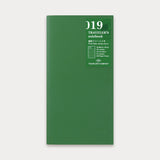 Travelers Notebook free diary green refill