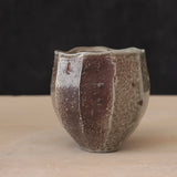 Wild Clay Faceted Cup, Dark Soda Fired
