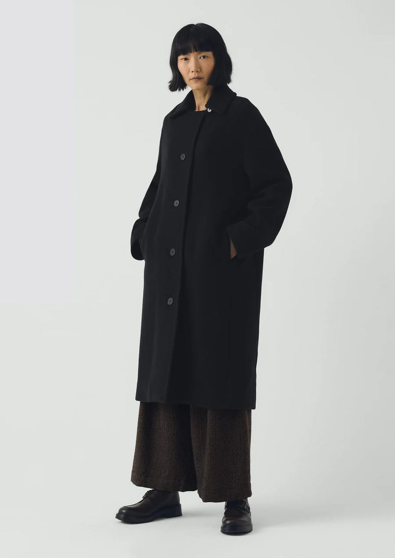 Wool Conservatoire Coat, Deep Navy