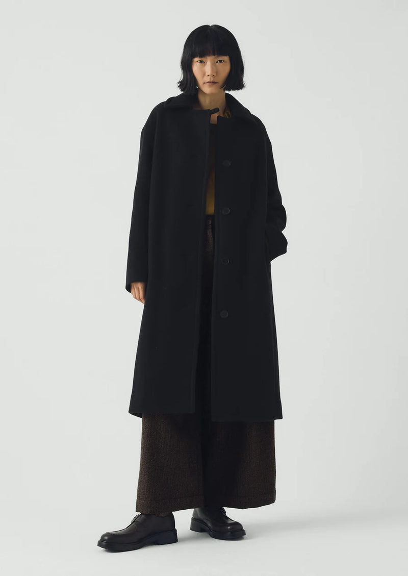 Wool Conservatoire Coat, Deep Navy
