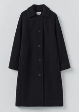 Wool Conservatoire Coat, Deep Navy