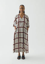 Table Cloth Print Dress