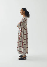 Table Cloth Print Dress