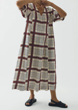 Table Cloth Print Dress