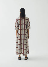 Table Cloth Print Dress