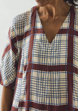 Table Cloth Print Dress