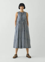 Natural Dye Stripe Cotton Dress