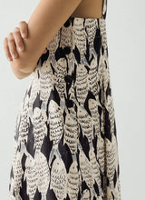 Market Fish Print Cotton Poplin Dress