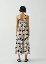 Market Fish Print Cotton Poplin Dress