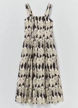 Market Fish Print Cotton Poplin Dress