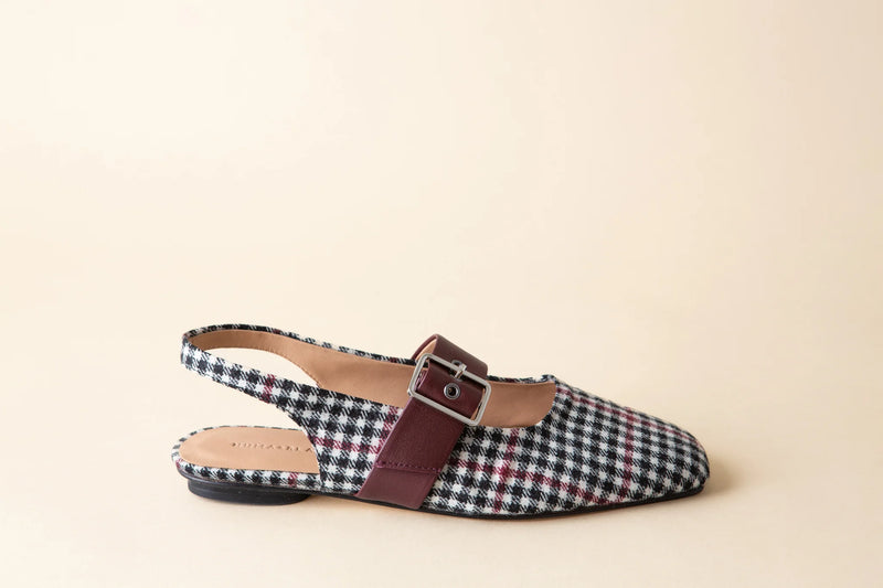 The Farrah, Black + White Tweed