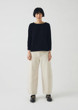 Lia Garment Dyed Boat Neck Tee