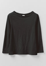 Lia Garment Dyed Boat Neck Tee