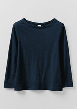 Lia Garment Dyed Boat Neck Tee