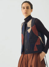 Migration Patchwork Side Tie Waistcoat