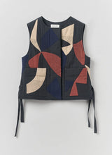 Migration Patchwork Side Tie Waistcoat