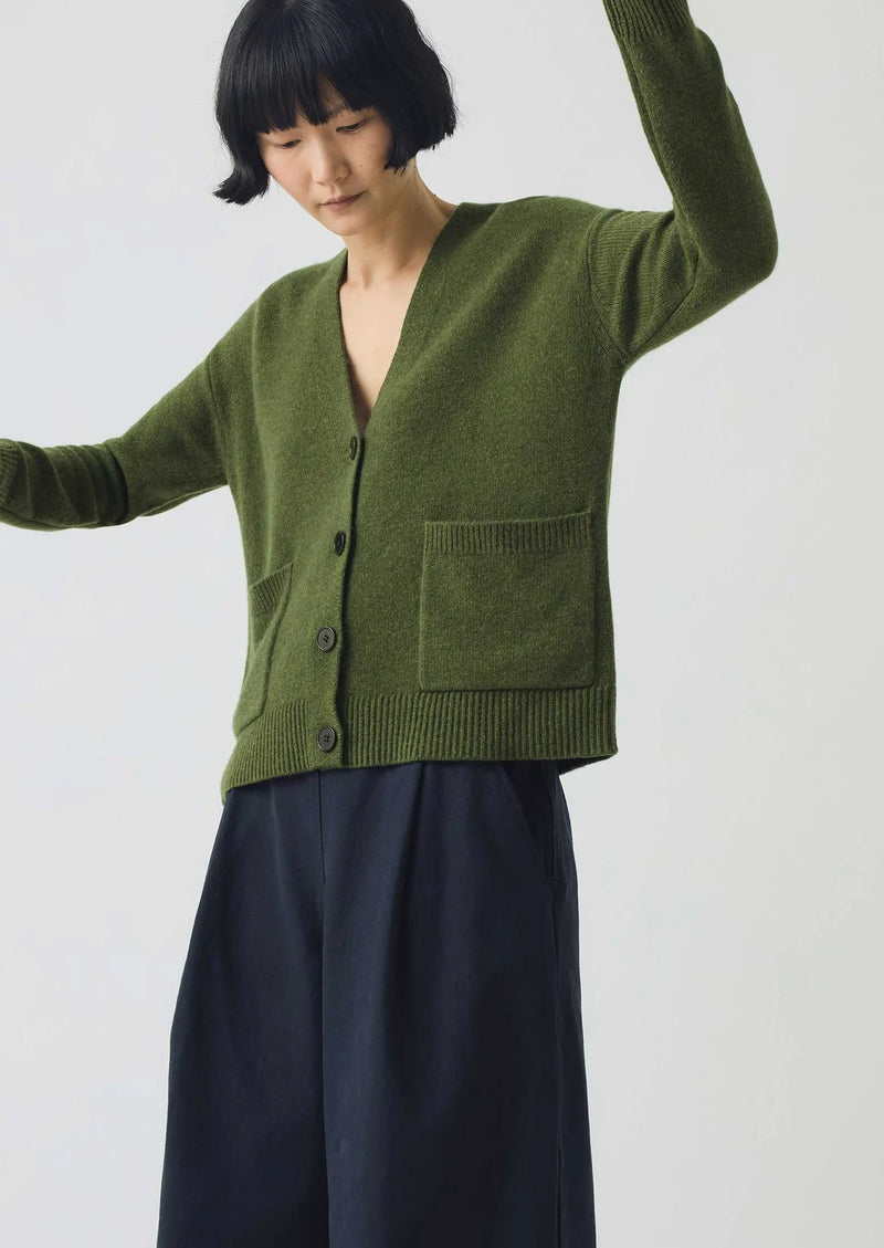 Ffion Wool Cashmere Boxy Cardigan