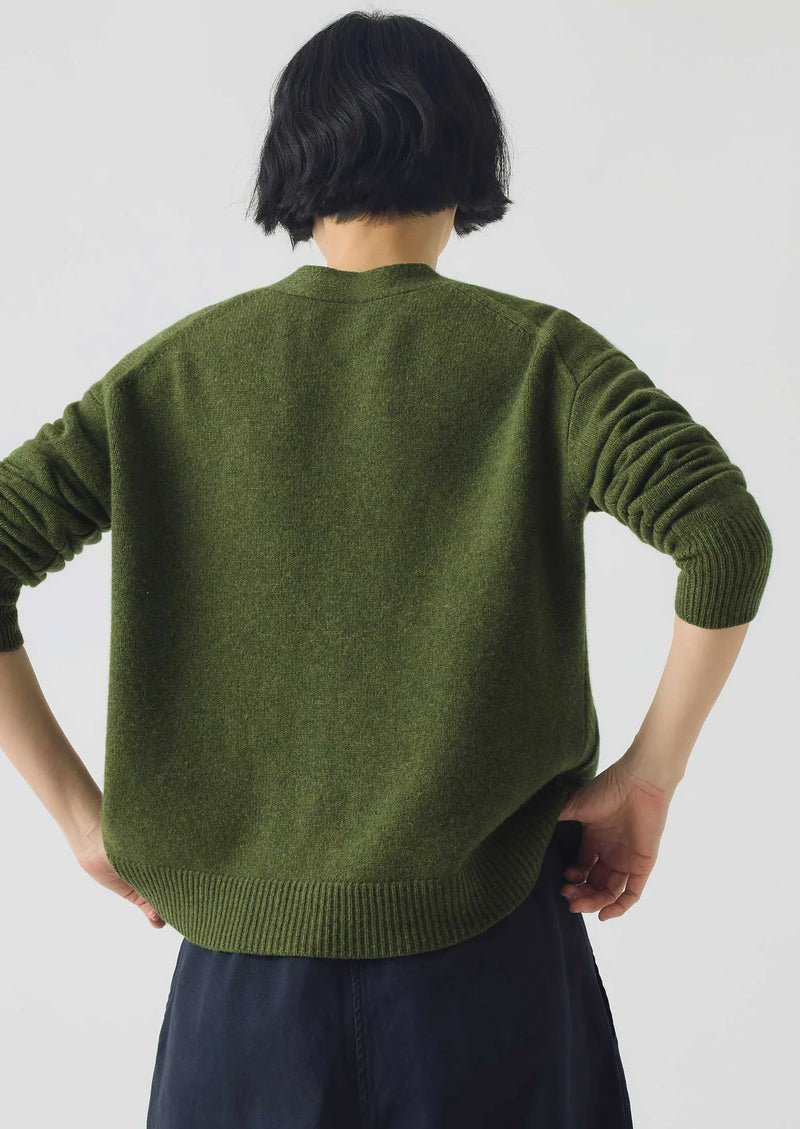 Ffion Wool Cashmere Boxy Cardigan