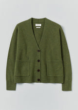 Ffion Wool Cashmere Boxy Cardigan