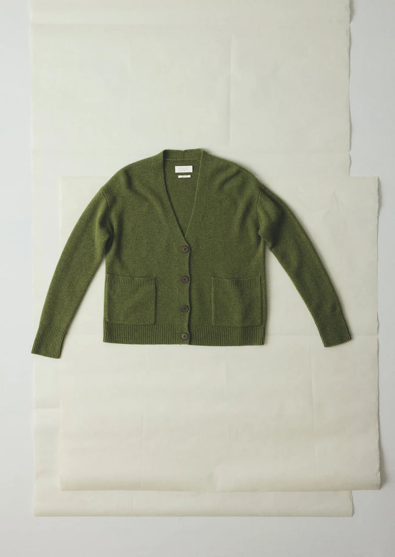Ffion Wool Cashmere Boxy Cardigan