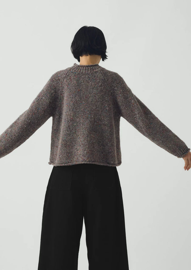 Orla Donegal Wool Sweater, Fossil