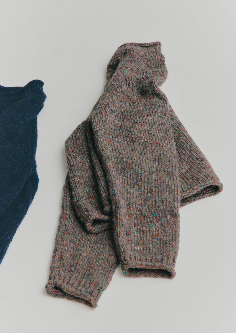 Orla Donegal Wool Sweater, Fossil
