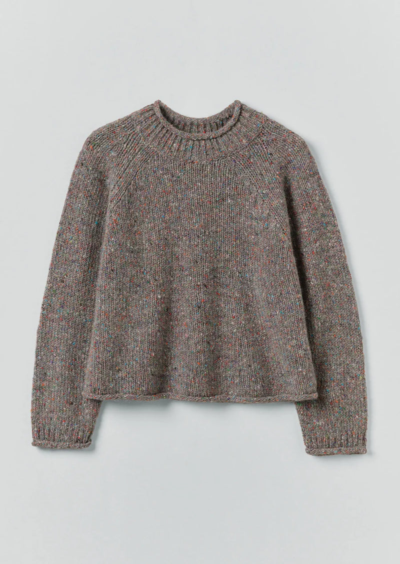 Orla Donegal Wool Sweater, Fossil