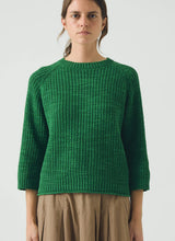 Textured Rib Linen Cotton Sweater