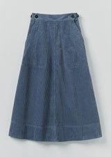 Cord A Line Skirt