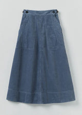 Cord A Line Skirt