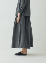 Check Cotton Silk Skirt