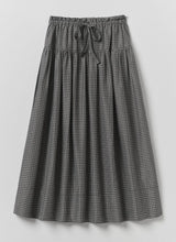 Check Cotton Silk Skirt