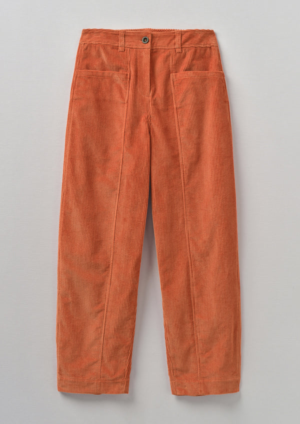 TOAST Panelled Organic Cord Trousers