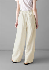 Corinne Cotton Linen Wide Leg Trousers
