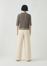 Annie Ecru Denim Full Length Trousers