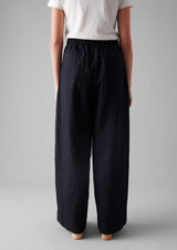 Corinne Herringbone Wide Leg Trousers