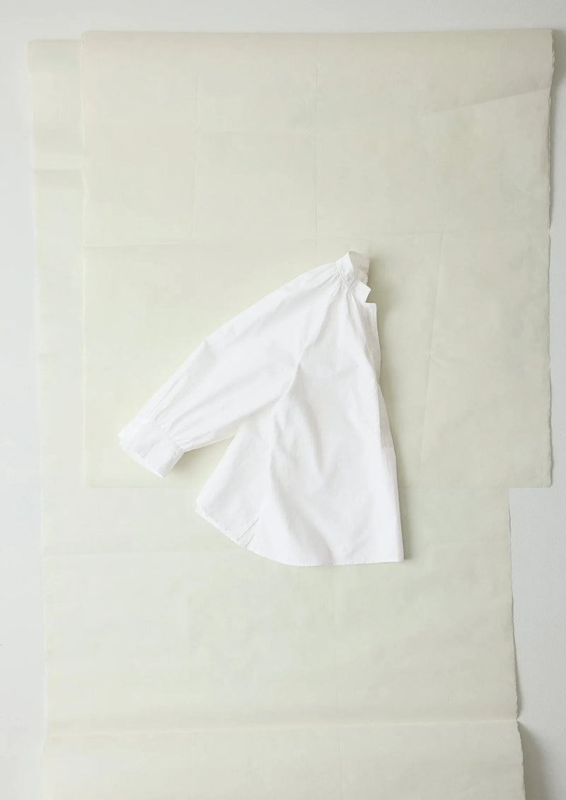 Catrin Cotton Oxford Easy Shirt, White